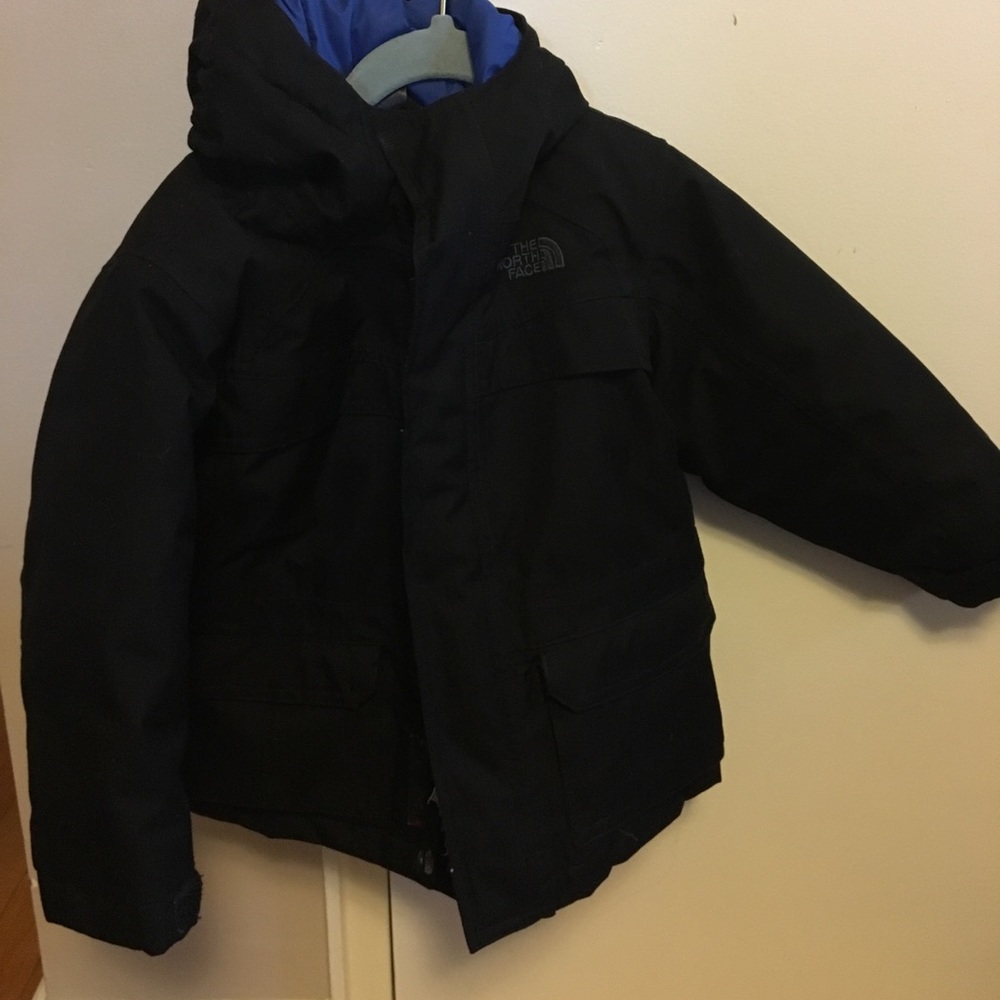 The North face down jacket.